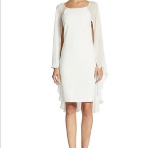 Belle by Badgley Mischka Cape Dress